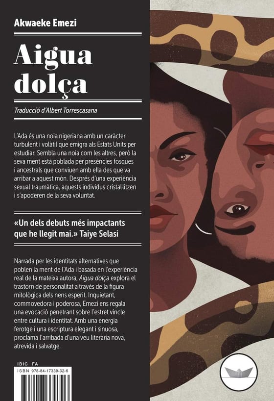 Coberta de Aigua dolça, d'Akwaeke Emezi