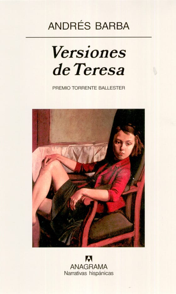 Coberta de Versiones de Teresa, d'Andrés Barba