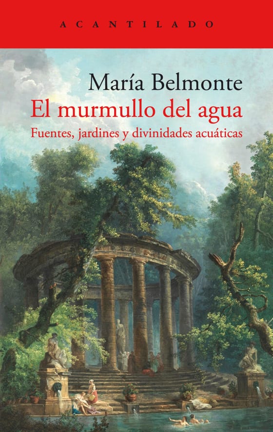 Coberta de El murmullo del agua, de María Belmonte