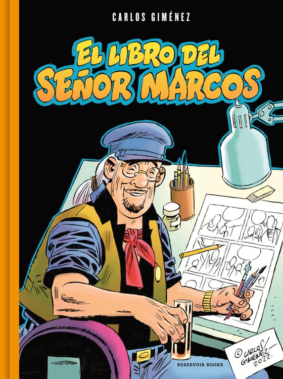 Portada de El libro del señor Marcos, de Carlos Giménez