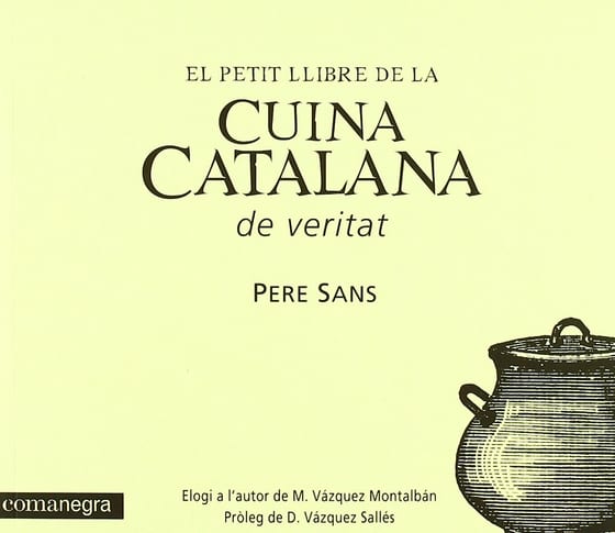 Coberta de El petit llibre de la cuina catalana, de Pere Sans