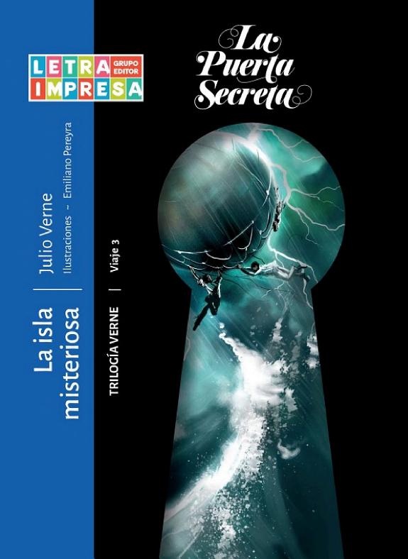 Portada de La isla misteriosa, de Julio Verne