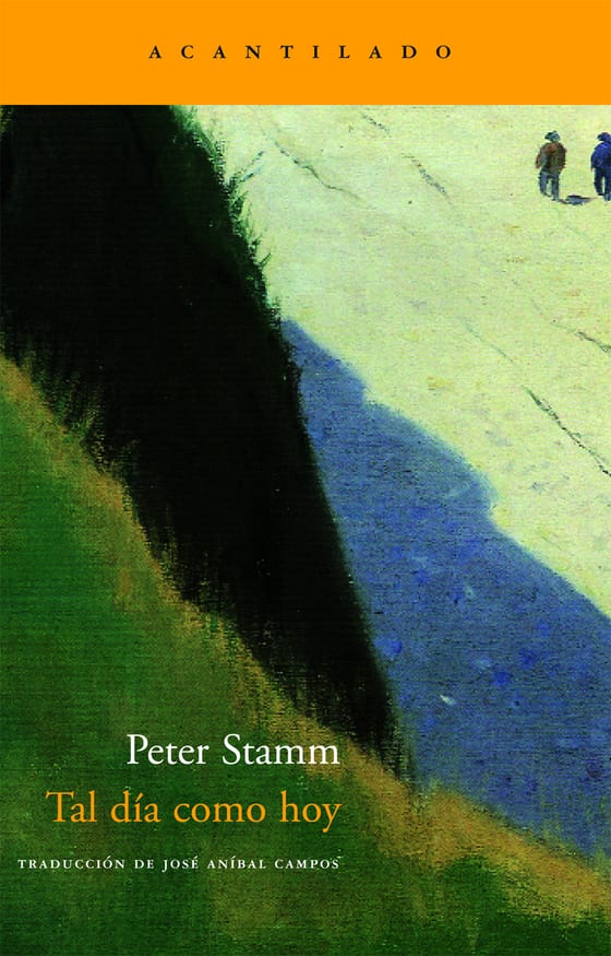 Coberta de Tal día como hoy, de Peter Stamm