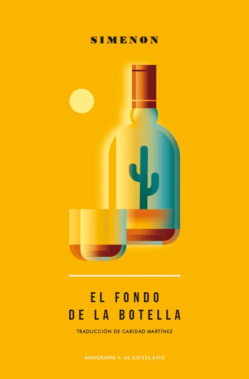Coberta de El fondo de la botella, de Georges Simenon