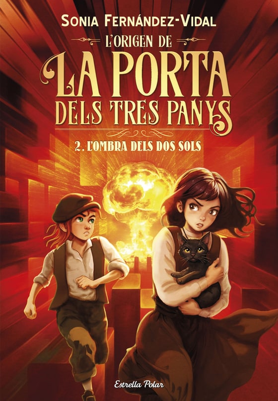 Portada de L'origen de la porta dels tres panys 2. L'ombra dels dos sols, de Sónia Fernández-Vidal