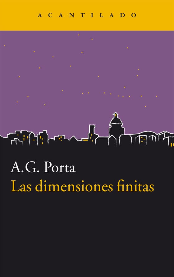 Coberta de Las dimensiones finitas, de A.G. Porta