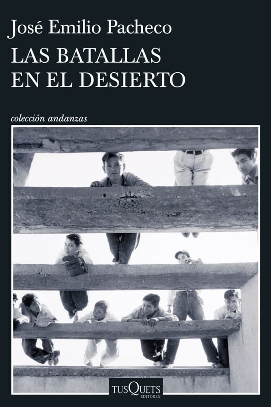 Portada de Las batallas en el desierto, de José Emilio Pacheco