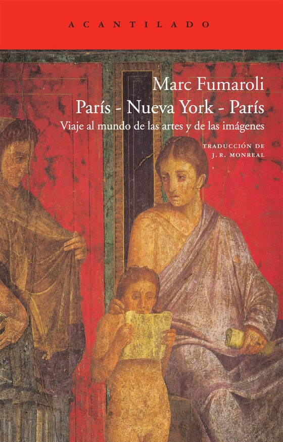 Coberta de París – Nueva York – París, de Marc Fumaroli