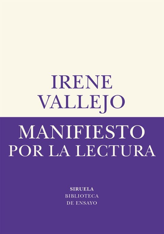Portada de Manifiesto por la lectura, de Irene Vallejo
