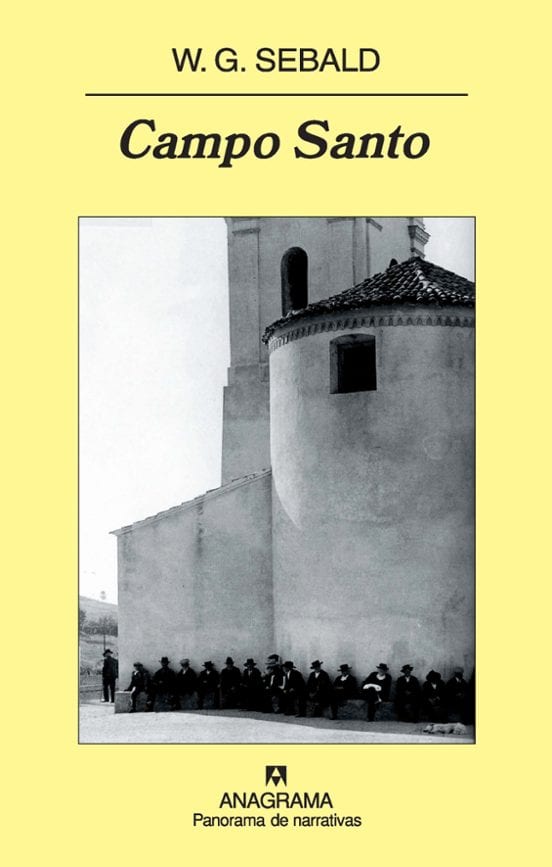 Portada de Campo Santo, de W. G. Sebald