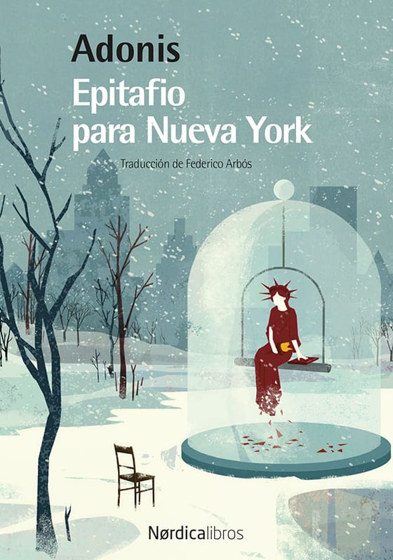 Coberta de Epitafio para Nueva York, de Adonis