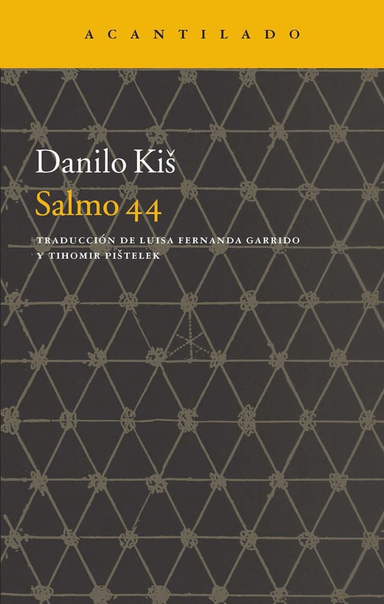 Coberta de Salmo 44, de Danilo Kiš