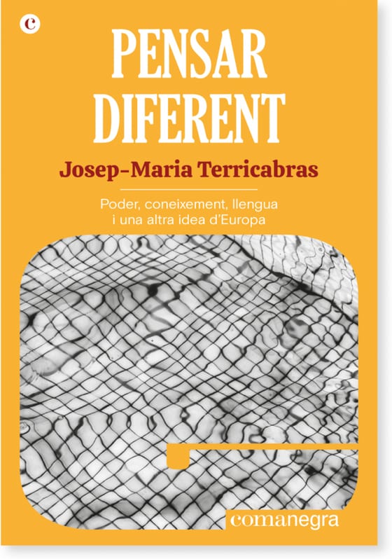 Coberta de Pensar diferent, de Josep-Maria Terricabras