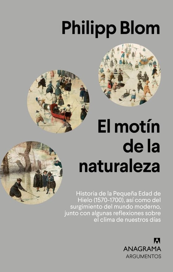 Coberta de El motín de la naturaleza, de Philipp Blom