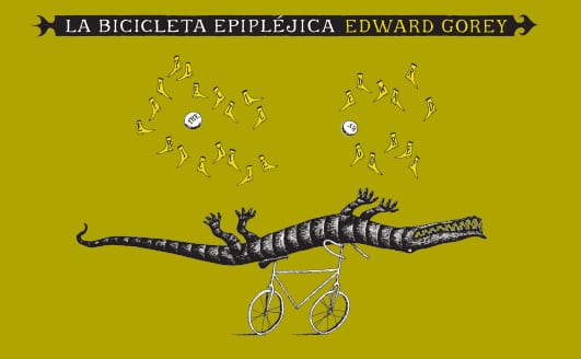 Portada de La bicicleta epipléjica, de Edward Gorey