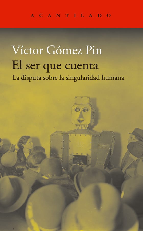 Coberta de El ser que cuenta, de Víctor Gómez Pin