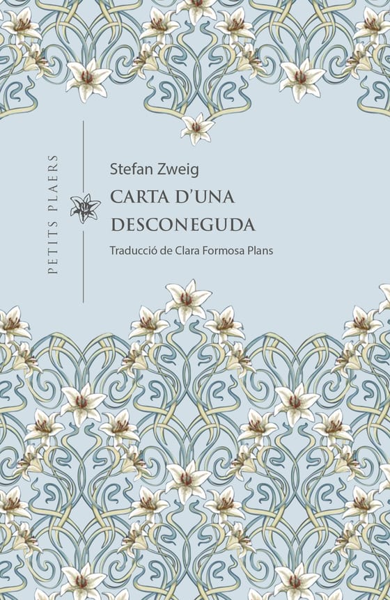 Coberta de Carta d'una desconeguda, de Stefan Zweig
