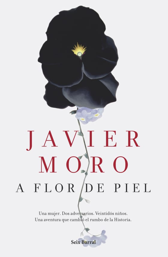 Portada de A flor de piel, de Javier Moro