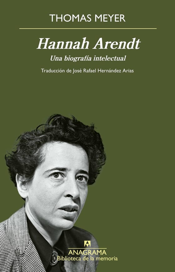 Coberta de Hannah Arendt, de Thomas Meyer