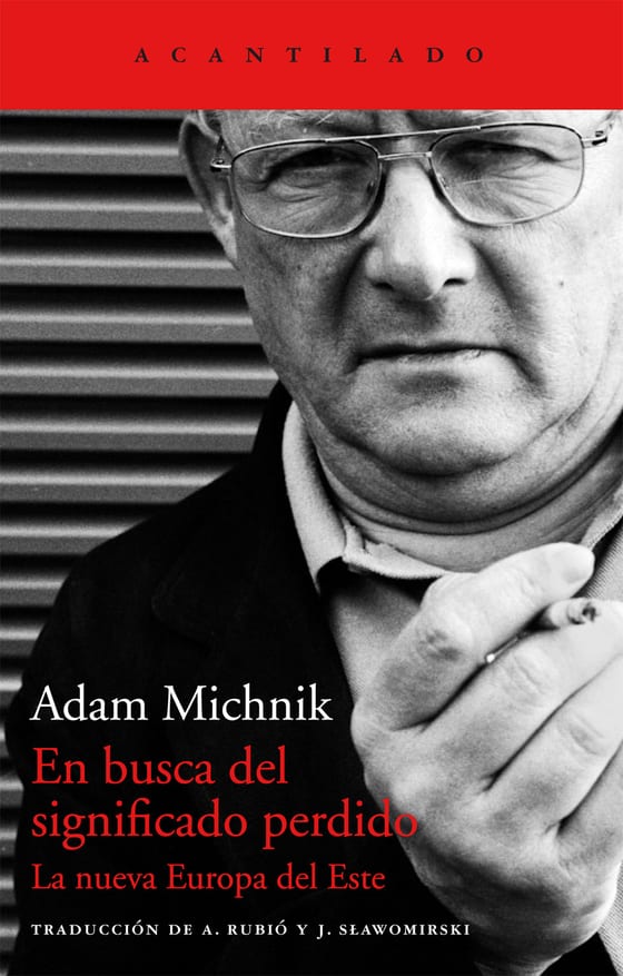 Coberta de En busca del significado perdido, de Adam Michnik