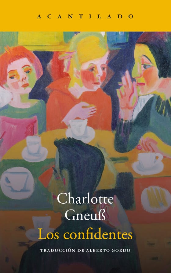 Coberta de Los confidentes, de Charlotte Gneuß