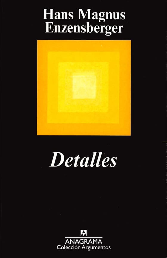 Portada de Detalles, de Hans Magnus Enzensberger