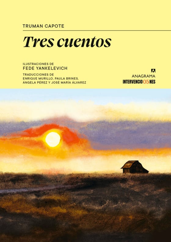 Portada de Tres cuentos, de Truman Capote