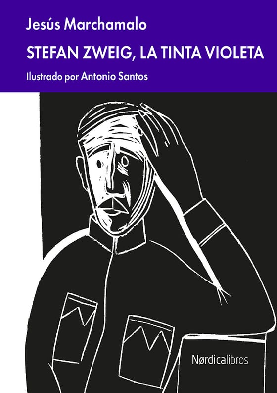 Coberta de Stefan Zweig, la tinta violeta, de Jesús Marchamalo