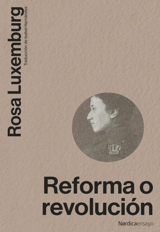 Coberta de Reforma o revolución, de Rosa Luxemburg