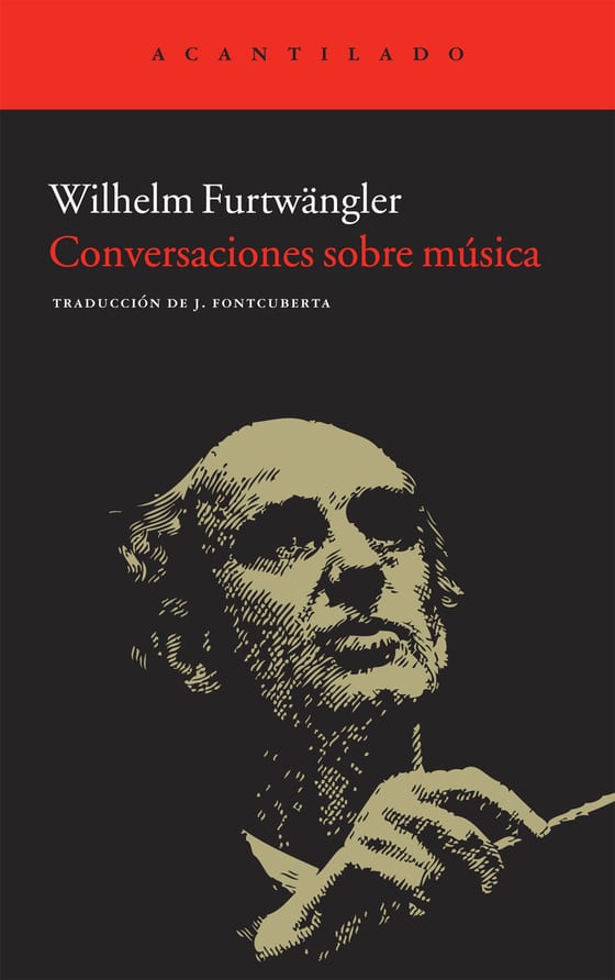 Coberta de Conversaciones sobre música, de Wilhelm Furtwängler